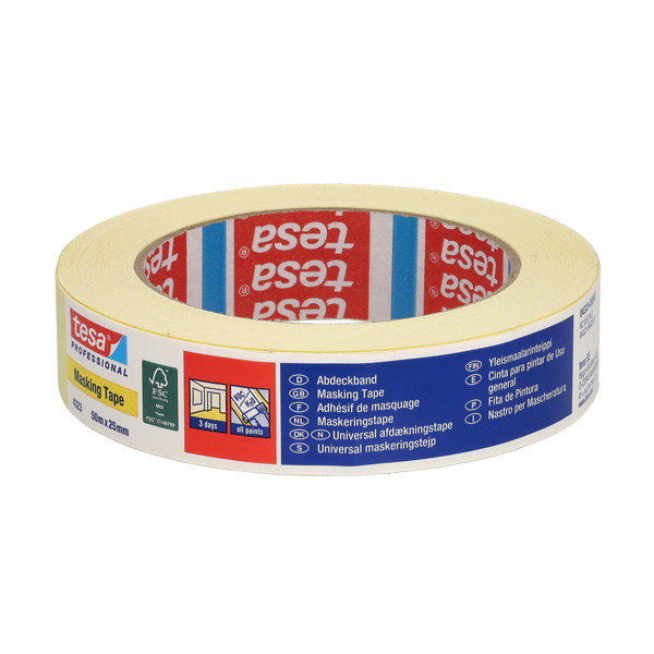 Tesa Schilderstape | Tesa | 25 mm x 50 meter (Universeel) 04323-00041-00 K180107130 - 3