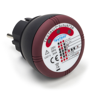 Testboy Stopcontacttester | Testboy (230 volt installaties, Optisch signaal, Randaarde) 01.895.08 K180106953 - 1