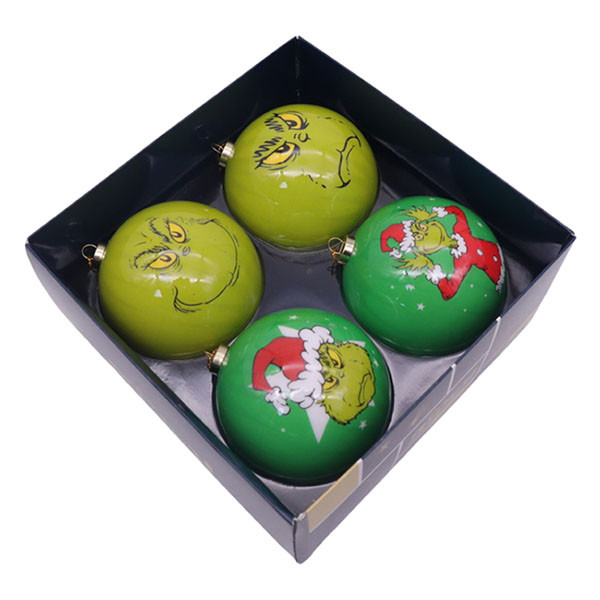 The Grinch Kerstballen set | The Grinch | 4 stuks TG26031 K151001412 - 1