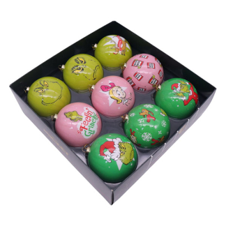 The Grinch Kerstballen set | The Grinch | 9 stuks TG26032 K151001413