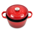 Tomado Braadpan | Tomado | Ø 24 x 11 cm (4.5 liter, Gietijzer, Rood) 23460506 K170105227 - 2