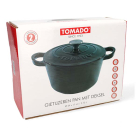 Tomado Braadpan | Tomado | Ø 24 x 11 cm (4.5 liter, Gietijzer, Zwart) 23460504 K170105225 - 3