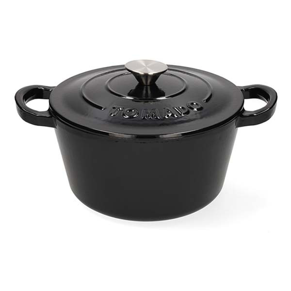 Tomado Braadpan | Tomado | Ø 24 x 11 cm (4.5 liter, Gietijzer, Zwart) 23460504 K170105225 - 1