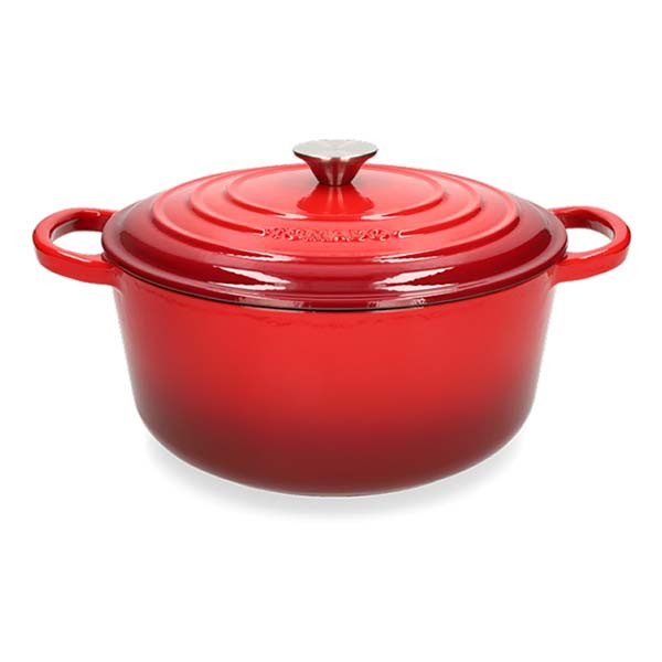 Tomado Braadpan | Tomado | Ø 28 x 11 cm (6 liter, Gietijzer, Rood) 23460507 K170105228 - 1