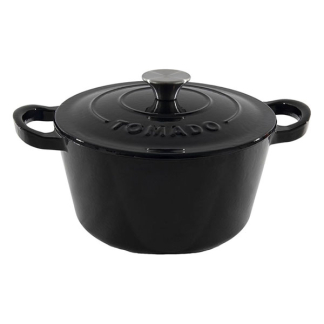 Tomado Braadpan | Tomado | Ø 28 x 11 cm (6 liter, Gietijzer, Zwart) 23460505 K170105226 - 1