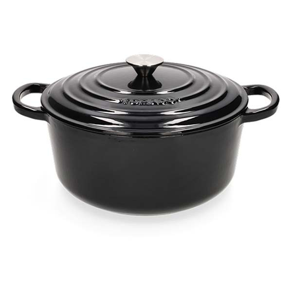 Tomado Braadpan | Tomado | Ø 28 x 11 cm (6 liter, Gietijzer, Zwart) 23460505 K170105226 - 1