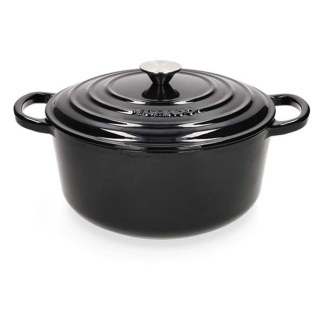 Tomado Braadpan | Tomado | Ø 28 x 11 cm (6 liter, Gietijzer, Zwart) 23460505 K170105226 - 1