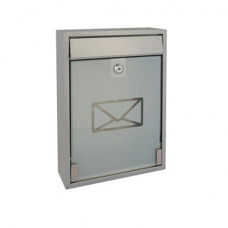 Toolland Brievenbus - Toolland (Gegalvaniseerd staal, Zilver) BG41003 K170104522 Toolland Brievenbus - Toolland (Gegalvaniseerd staal, Zilver) BG41003 K170104522
