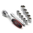 Toolland Dopsleutelset | Toolland | 12-delig (3/8”, Met ratelsleutel) HSOSM4 K180106775 Toolland Dopsleutelset | Toolland | 12-delig (3/8”, Met ratelsleutel) HSOSM4 K180106775