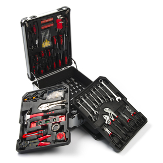 Toolland Gereedschapsset | Toolland | 260-delig (Met opbergkoffer, Wieltjes) HSET260 K180106930 - 1