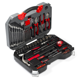 Toolland Gereedschapsset | Toolland | 78-delig (Met opbergkoffer) HSETPRO3 K180106933 - 1