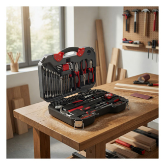 Toolland Gereedschapsset | Toolland | 78-delig (Met opbergkoffer) HSETPRO3 K180106933 - 2