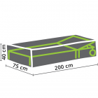 Toolland Ligbedhoes | Perel | 200 x 75 x 40 cm (PE, Groen) PM2019 K170103089 Toolland Ligbedhoes | Perel | 200 x 75 x 40 cm (PE, Groen) PM2019 K170103089