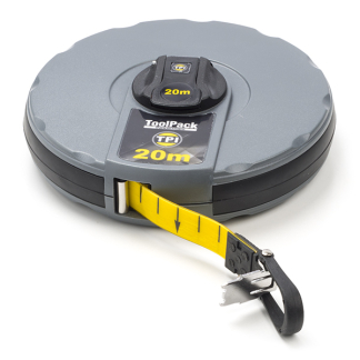 Toolland Meetlint | Q Flexx | 20 meter (Draaihandvat, Extra stevig) WM10020 K100701006 - 1
