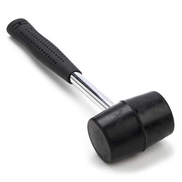 Toolland Rubberen hamer | Toolland | 200 gram (Metalen handgreep) RH200 K180106795 - 1