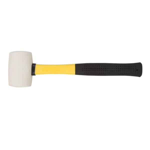 Toolland Rubberen hamer | Toolland | 340 gram (Glasvezel handgreep) RH340 K180106796 - 1