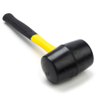 Toolland Rubberen hamer | Toolland | 900 gram (Glasvezel handgreep) RH900 K180106798