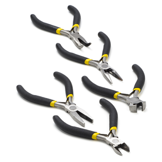 Toolland Tangenset | Toolland | 5 stuks (Telefoontang, Puntbektang, Platbektang, Zijkniptang, Kopkniptang) HSET12N K180106832 - 1