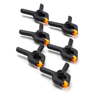Toolland Veerklem | Toolland | 2.5 cm | 6 stuks (PVC) HPC50 K180106857 - 1