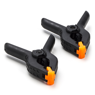 Toolland Veerklem | Toolland | 3.8 cm | 2 stuks (PVC) HPC110 K180106854 - 1