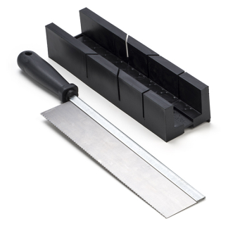 Toolland Verstekbak met zaag | Toolland | 24.5 x 4 x 3.5 cm (Kunststof) HEB250065 K180106914