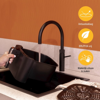 Tristar Airfryer | Tristar | 6.2 liter (1350W, Digitaal, Kijkvenster) FR-9037 K170109042 - 5