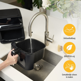 Tristar Airfryer | Tristar | 6.2 liter (1350W, Digitaal, Kijkvenster) FR-9037 K170109042 - 6
