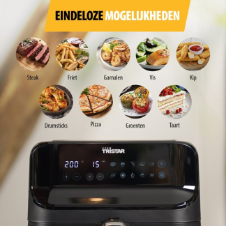 Tristar Airfryer | Tristar | 6.2 liter (1350W, Digitaal, Kijkvenster) FR-9037 K170109042 - 10