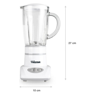 Tristar Blender | Tristar (180W, 0.45 liter, 2 snelheden, Glas) BL-4431 K170109004 - 5