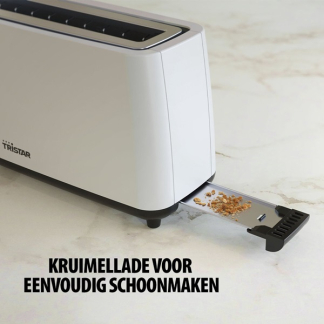 Tristar Broodrooster | Tristar (7 standen, Ontdooifunctie, 900W, Lange sleuf, Kunststof) BR-1056 K170109020 - 4