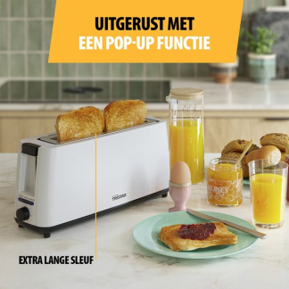 Tristar Broodrooster | Tristar (7 standen, Ontdooifunctie, 900W, Lange sleuf, Kunststof) BR-1056 K170109020 - 6