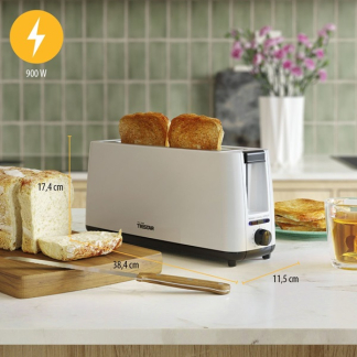 Tristar Broodrooster | Tristar (7 standen, Ontdooifunctie, 900W, Lange sleuf, Kunststof) BR-1056 K170109020 - 8