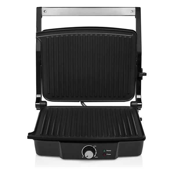 Tristar Contactgrill | Tristar | 29.7 x 23.5 centimeter (1500W, Zwevend deksel, 180⁰, Anti-aanbaklaag, RVS) GR-2853 K170109044 - 2
