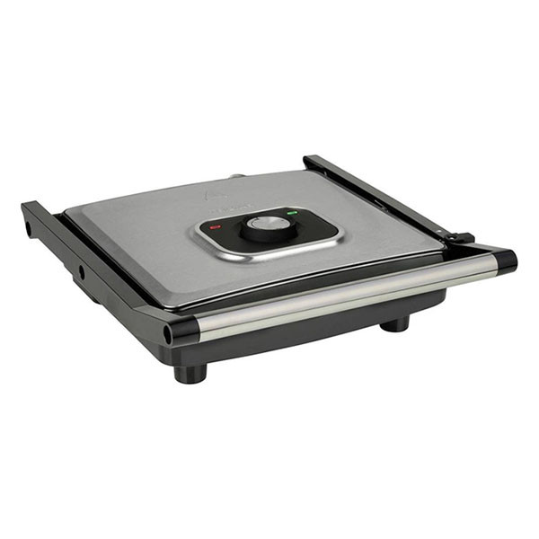 Tristar Contactgrill | Tristar | 30 x 26 centimeter (2000W, Zwevend deksel, Regelbare thermostaat, Anti-aanbaklaag, RVS) GR-2858 K170109045 - 1