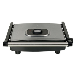 Tristar Contactgrill | Tristar | 30 x 26 centimeter (2000W, Zwevend deksel, Regelbare thermostaat, Anti-aanbaklaag, RVS) GR-2858 K170109045 - 2