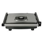 Tristar Contactgrill | Tristar | 30 x 26 centimeter (2000W, Zwevend deksel, Regelbare thermostaat, Anti-aanbaklaag, RVS) GR-2858 K170109045 - 2