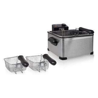 Tristar Frituurpan | Tristar | 5 liter (2000W, Kijkvenster, Koelzone, 3 frituurmanden, RVS) FR-6949 K170109040 - 5