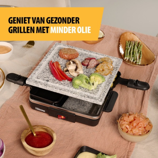 Tristar Gourmetstel | Alpina | 4 personen (Raclette, Steengrill, 600W) RA-2745 K170109055 - 10