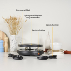 Tristar Gourmetstel | Alpina | 6 personen (Raclette, Grill, Crêpes, 800W) RA-2998 K170109057 - 6