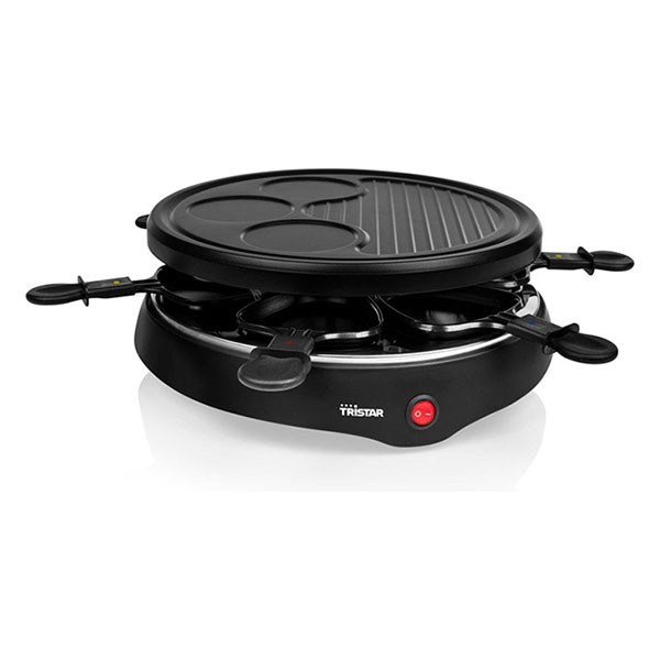 Tristar Gourmetstel | Alpina | 6 personen (Raclette, Grill, Crêpes, 800W) RA-2998 K170109057 - 1