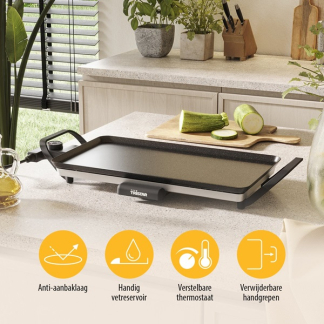 Tristar Grillplaat M | Tristar | 4 tot 6 personen (2000W) BP-2667 K170109012 - 4