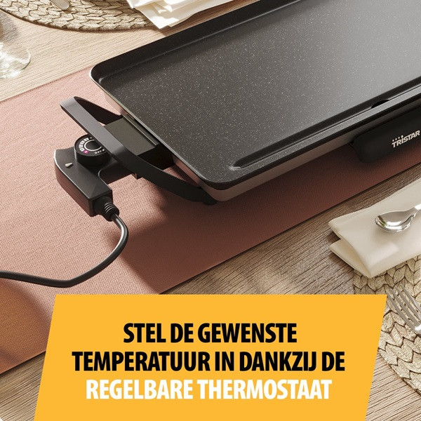 Tristar Grillplaat M | Tristar | 4 tot 6 personen (2000W) BP-2667 K170109012 - 7