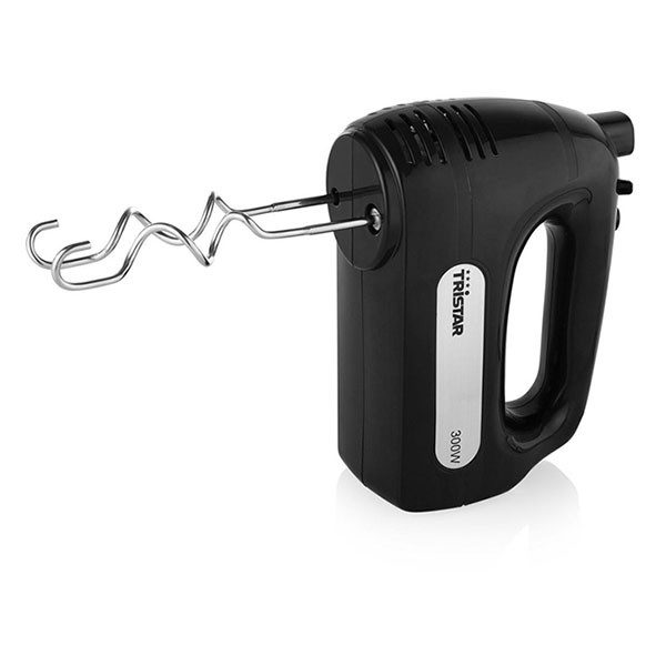 Tristar Handmixer | Tristar (300W, 6 snelheden, Turbofunctie, Deeghaken, Gardes, Zwart) MX-4201 K170109049 - 1