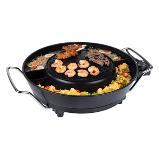 Tristar Hotpot | Tristar | 4 personen (Chinees fondue, Korean BBQ, Fonduevorkjes, tang) PZ-9131 K170109054 - 2