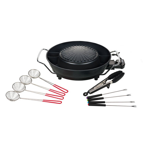 Tristar Hotpot | Tristar | 4 personen (Chinees fondue, Korean BBQ, Fonduevorkjes, tang) PZ-9131 K170109054 - 3