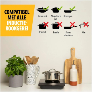 Tristar Inductie kookplaat | Tristar | 1 pits (Timer, Digitaal, 2000W) IK-6161 K170109046 - 6