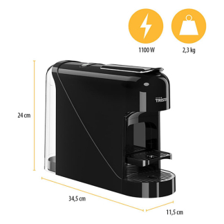 Tristar Koffiezetapparaat | Tristar | 1400 watt (Capsule, 20 bar, Zwart) CM-2300 K170109026 - 7