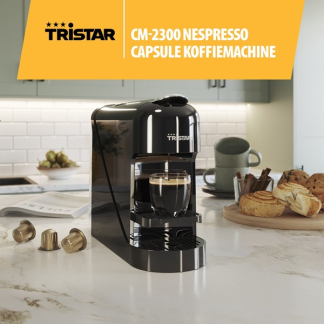 Tristar Koffiezetapparaat | Tristar | 1400 watt (Capsule, 20 bar, Zwart) CM-2300 K170109026 - 9