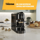 Tristar Koffiezetapparaat | Tristar | 1400 watt (Capsule, 20 bar, Zwart) CM-2300 K170109026 - 9