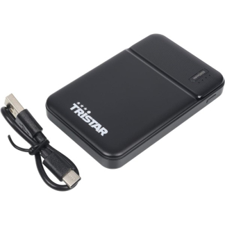 Tristar Powerbank | Tristar | 5000 mAh (USB C, USB A, 18.5W, Zwart) XX-4791008 K070501353